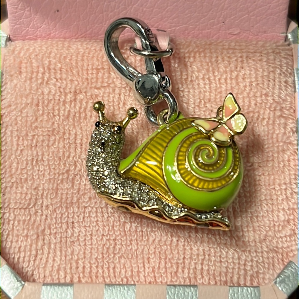 Juicy Couture Snail Charm in original box